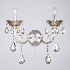 Бра с хрусталем 278/2 серебро &mdash; Multielectrika