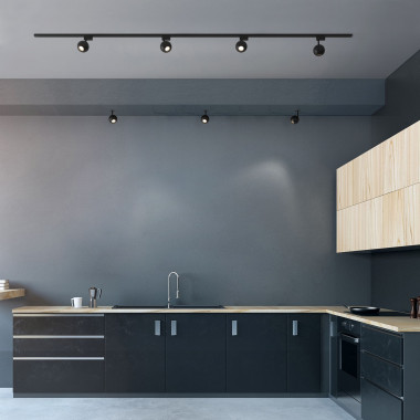 Встраиваемый точечный светодиодный светильник 9925 LED 8W 4200K черный — Multielectrika