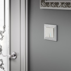 Рамка на 1 пост (жемчужный) WL07-Frame-01 &mdash; Multielectrika