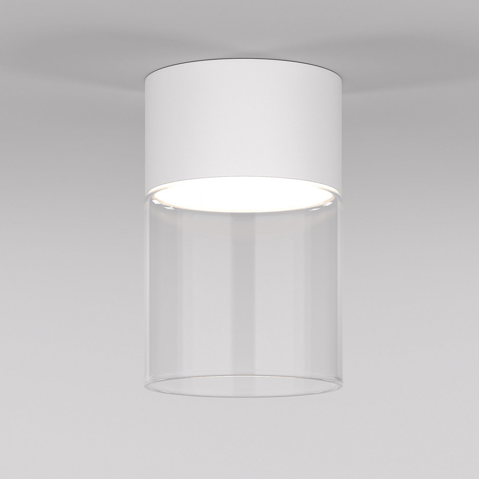 Светильник потолочный светодиодный 10W 4000К латунь/прозрачный 25047/LED фото 1 — Multielectrika