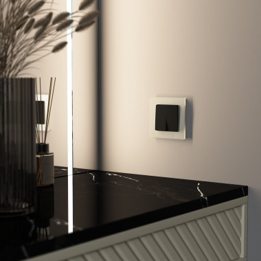 Рамка из стекла на 1 пост Senso шампань soft-touch W0013111 &mdash; Multielectrika