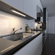 Накладной сенсорный светодиодный светильник 8 Вт 4200K 50 см LTB41 белый &mdash; Multielectrika