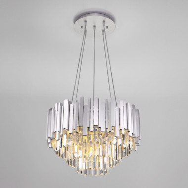 Умный подвесной светильник 340/6 серебро — Multielectrika