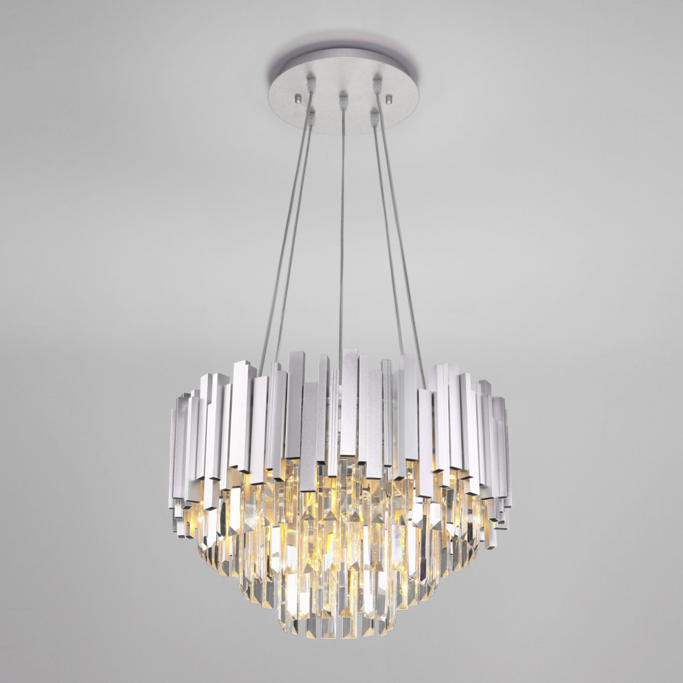 Умный подвесной светильник 340/6 серебро фото 1 — Multielectrika