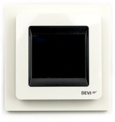Терморегулятор Devireg Touch с датчиком пола и воздуха полярно-белый 140F1064 — Multielectrika