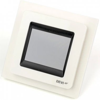 Терморегулятор Devireg Touch с датчиком пола и воздуха полярно-белый 140F1064 — Multielectrika