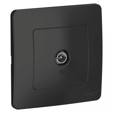 Розетка TV Systeme Electric Blanca антрацит — Multielectrika