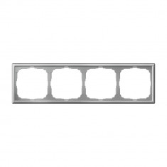 Рамка на 4 поста Systeme Electric ArtGallery универсальная, алюминий &mdash; Multielectrika