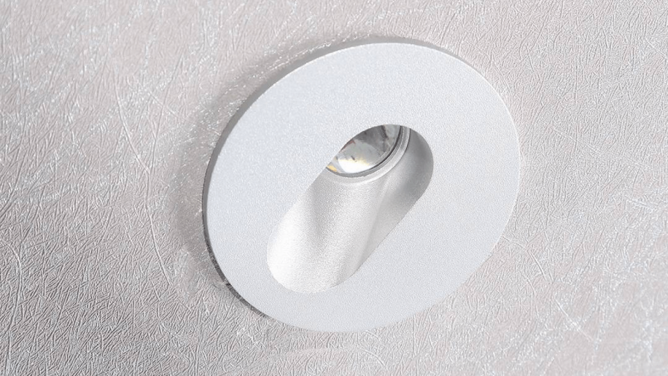 GW-R612-3-SL-NW, бра встраиваемое для подсветки лестницы/пола FLOOR R Серебро 3Вт 4000К IP54 фото 1 &mdash; Multielectrika