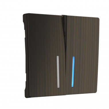 Набор клавиш для выключателя двухклавишного с подсветкой (бронзовый) W1129112 — Multielectrika