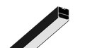 Подвесной алюминиевый профиль Design LED LS 5050, 2500 мм, черный 9005 муар (М) (нового образца) &mdash; Multielectrika