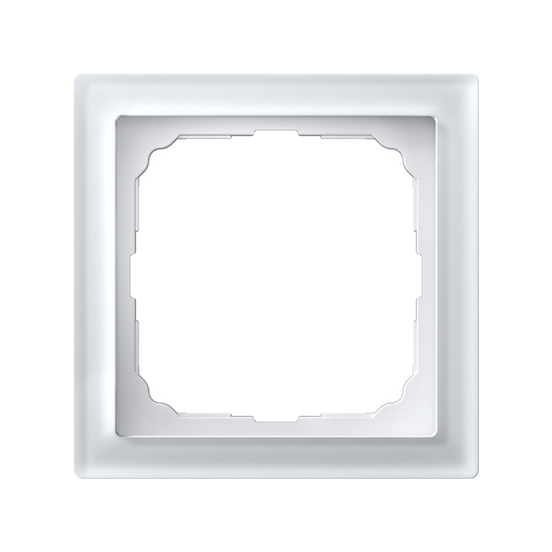 Рамка на 1 пост Systeme Electric ArtGallery Pure, Органическое стекло белый фото 1 &mdash; Multielectrika