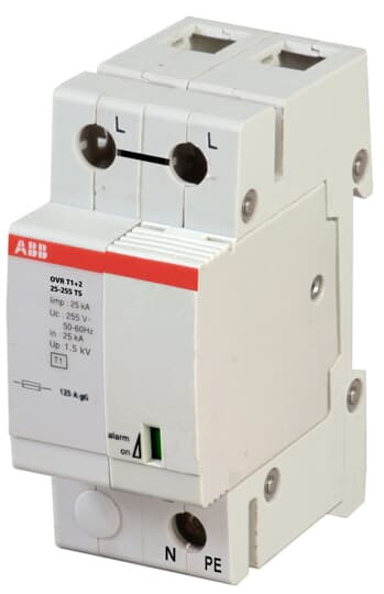 Ограничитель перенапряжения УЗИП ABB OVR T1+2 25 255 TS 2CTB815101R0300 фото 1 — Multielectrika