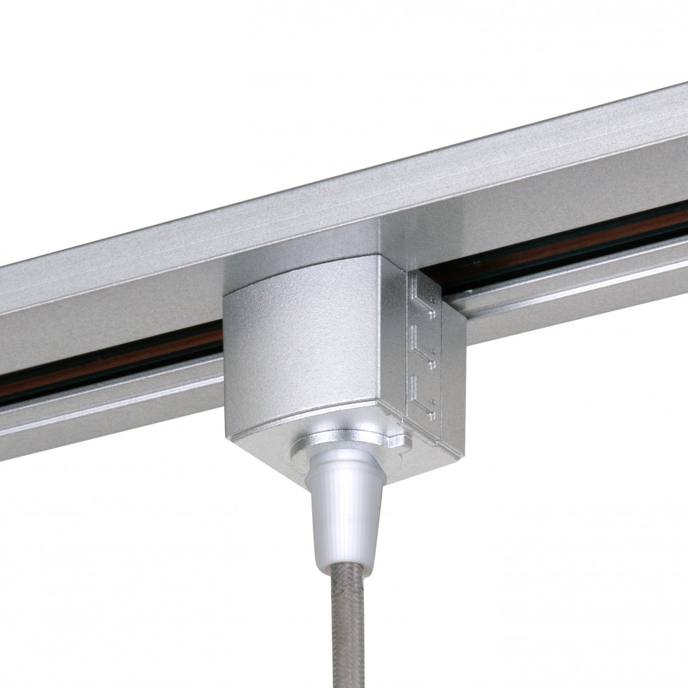 Basic System Коннектор для  шинопровода серебро TRLM-1-CH фото 1 — Multielectrika