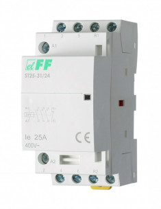 Контактор модульный (Ампер-25 / Волт-24 АС / Контакт-3NO+1NC) ST25-31/24 &mdash; Multielectrika