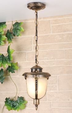 Atlas H черное золото уличный подвесной светильник IP44 GLYF-2010H &mdash; Multielectrika