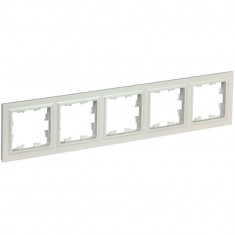 Рамка на 5 поста IEK Brite РУ-5-БрЖ жемчуг &mdash; Multielectrika