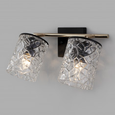 Настенный светильник 20095/2 черный / золото &mdash; Multielectrika