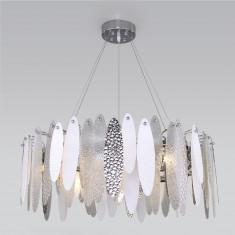Умная подвесная люстра с фактурным стеклом 324/10 &mdash; Multielectrika