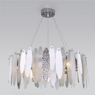 Умная подвесная люстра с фактурным стеклом 324/10 — Multielectrika