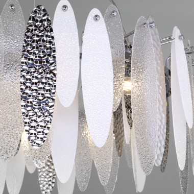 Умная подвесная люстра с фактурным стеклом 324/10 — Multielectrika