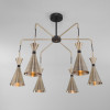 Люстра с металлическими плафонами 316/6 фото 3 — Multielectrika