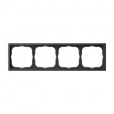 Рамка на 4 поста Systeme Electric ArtGallery универсальная, базальт &mdash; Multielectrika