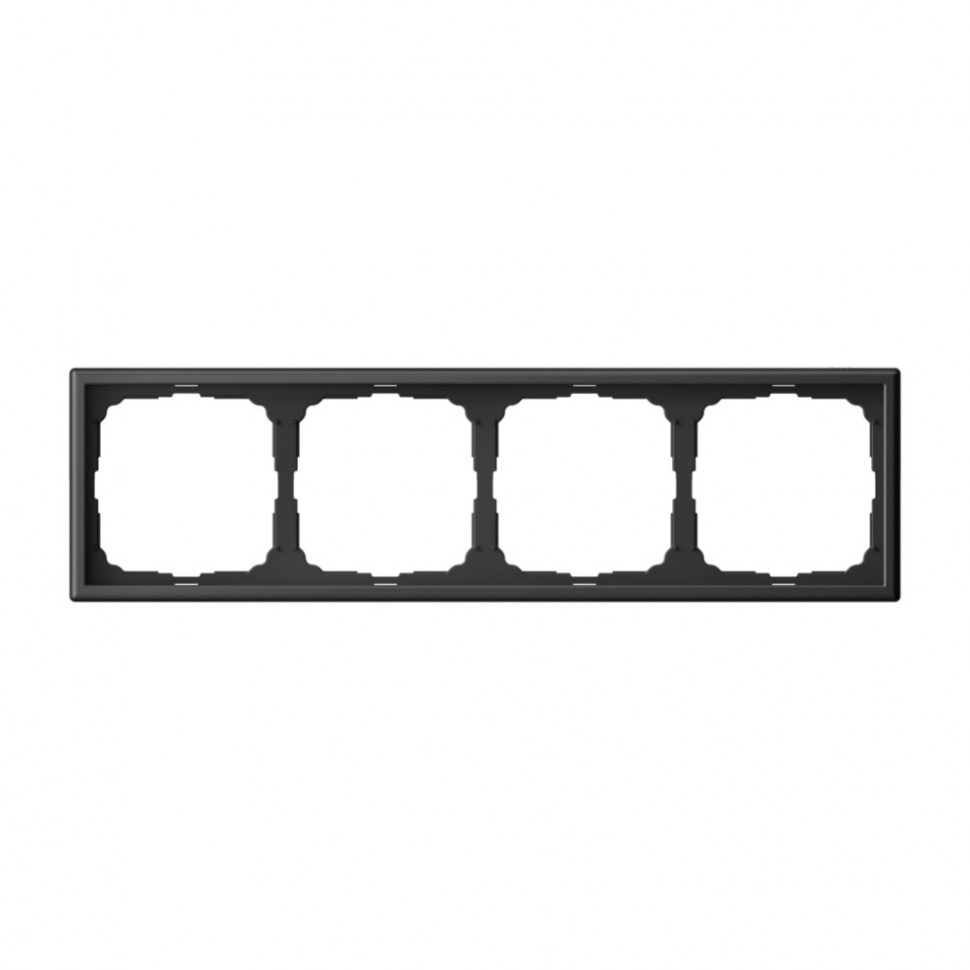 Рамка на 4 поста Systeme Electric ArtGallery универсальная, базальт фото 1 — Multielectrika