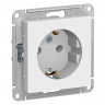 Розетка силовая Schneider Electric Atlas Design белая