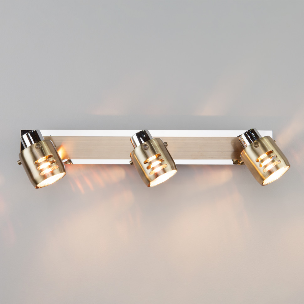 Настенный светильник 23463/3 хром / античная бронза фото 1 &mdash; Multielectrika