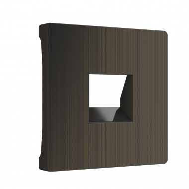 Накладка для RJ45 и RJ11 (бронзовый) W1191212 — Multielectrika