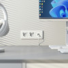 Розетка с заземлением, шторками и USB тип A+C (белый матовый) W1171761 фото 2 &mdash; Multielectrika