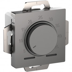 Термостат для теплого пола Systeme Electric AtlasDesign 10A, сталь &mdash; Multielectrika