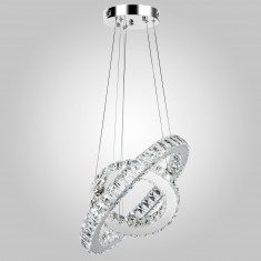 Светодиодная люстра с хрусталем 90023/2 хром &mdash; Multielectrika