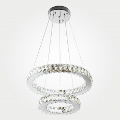 Светодиодная люстра с хрусталем 90023/2 хром &mdash; Multielectrika
