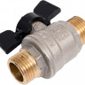 Кран шаровой BUGATTI Oregon 03270022 бабочка НР - НР резьба 1/2 RG008TC8M1E5QH