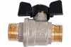 Кран шаровой BUGATTI Oregon 03270022 бабочка НР - НР резьба 1/2 RG008TC8M1E5QH фото 3 &mdash; Multielectrika