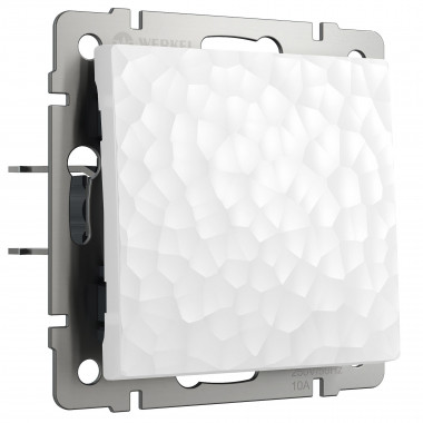 Выключатель одноклавишный (Hammer белый) W1210001 — Multielectrika