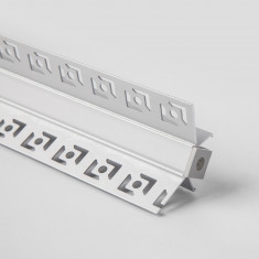 Встраиваемый угловой алюминиевый профиль (внутренний угол) для светодиодной ленты LL-2-ALP014 &mdash; Multielectrika