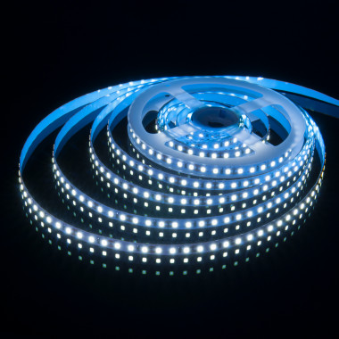 Комплект светодиодной ленты 12 В 9,6 Вт/м 120 Led/м 2835 IP20, холодный белый 6500К, 5 м Набор светодиодной ленты 12V 9,6W 120Led 2835 IP20 холодный белый, 5м — Multielectrika