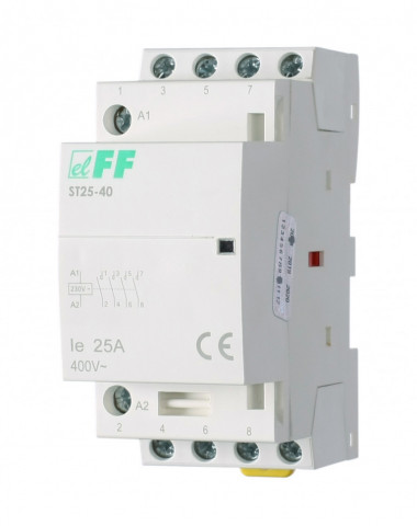 Контактор модульный (Ампер-25 / Волт-230 АС / Контакт-4NO) ST25-40 — Multielectrika