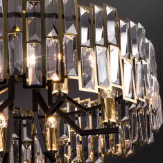 Умный потолочный светильник с хрусталем 339/5 Strotskis Smart (313/5) &mdash; Multielectrika