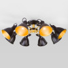 Потолочная люстра с поворотными рожками 70112/8 черный фото 1 &mdash; Multielectrika
