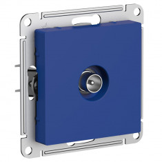 Розетка TV Systeme Electric AtlasDesign оконечная 1DB, аквамарин &mdash; Multielectrika