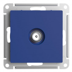 Розетка TV Systeme Electric AtlasDesign оконечная 1DB, аквамарин &mdash; Multielectrika