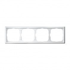 Рамка на 4 поста Systeme Electric ArtGallery универсальная, белый &mdash; Multielectrika