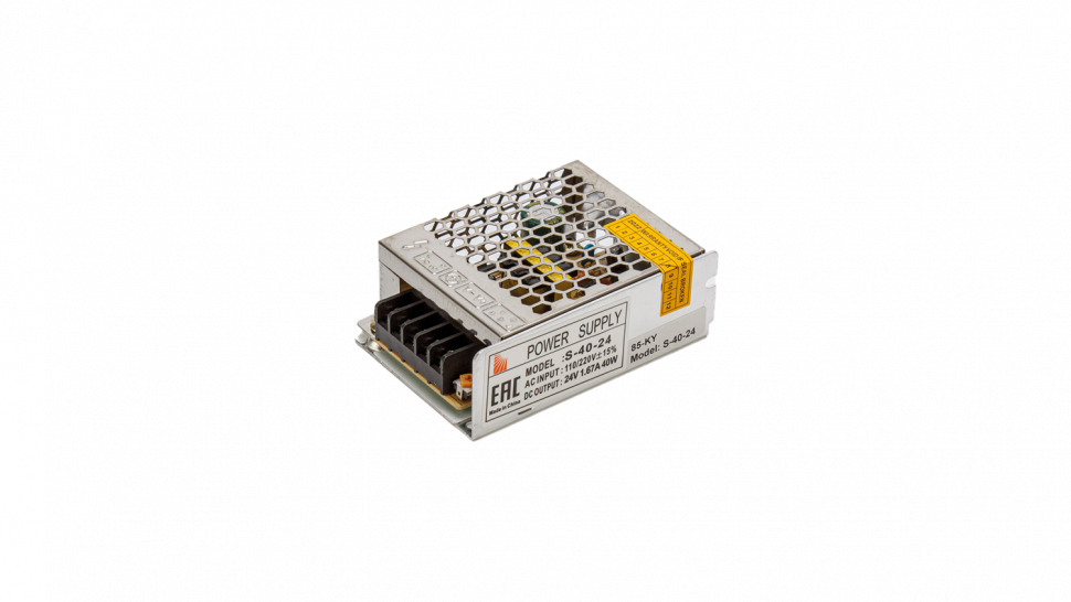 Блоки питания сетка, 40 W, 24V, S-40-24 фото 1 — Multielectrika