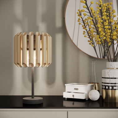 Настольная лампа 01106/3 латунь / черный — Multielectrika