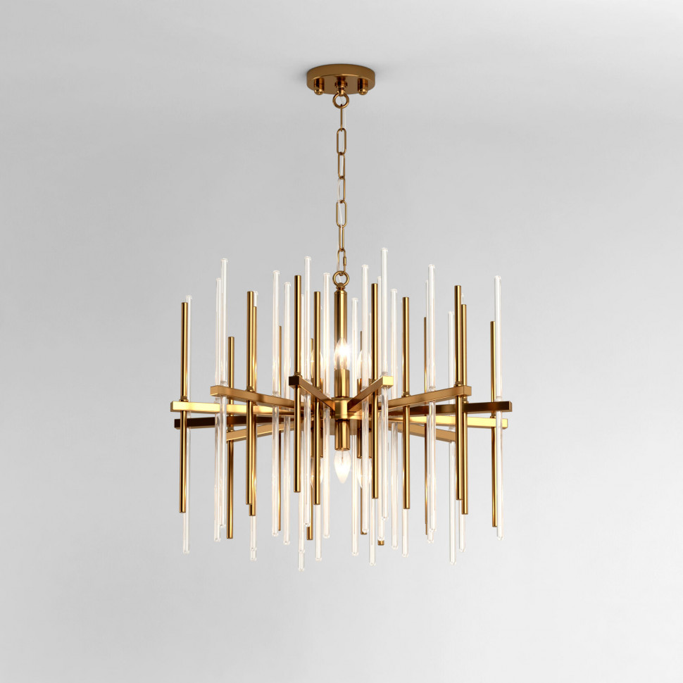 Умный подвесной светильник Bogate&apos;s Allure 356/6 356/6 латунь фото 1 — Multielectrika