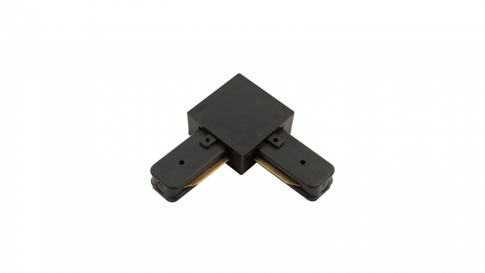 L образный коннектор для Трека угловой черный KXZ-BL-L фото 1 — Multielectrika